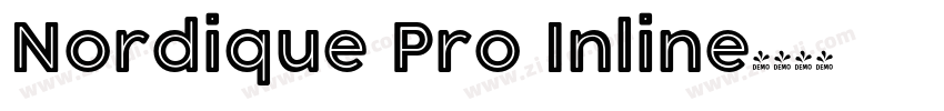 Nordique Pro Inline字体转换